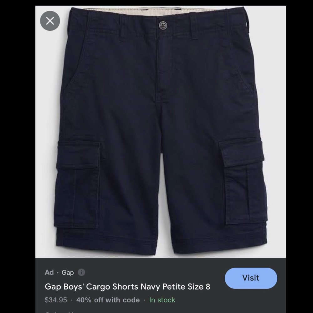 Gap Boys' Cargo Shorts